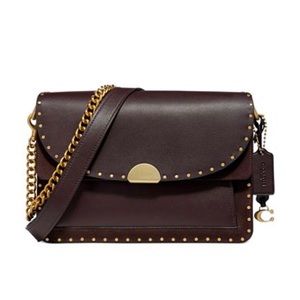 Coach Dreamer Rivets Shoulder Bag NWT